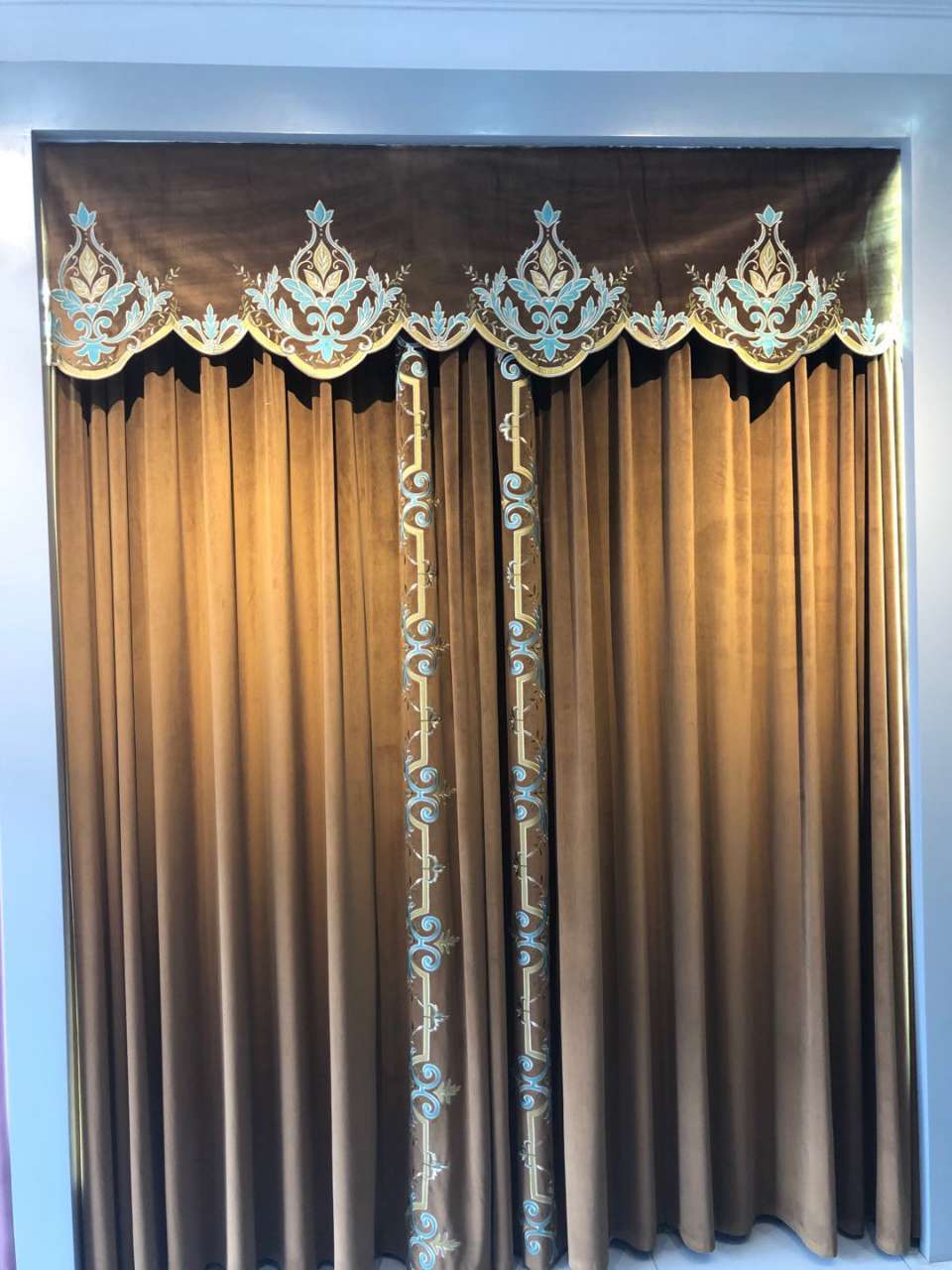 金边窗帘店清仓窗帘布纱质量好款式好